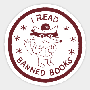 i read banned books Sticker